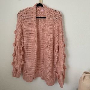Pink Pom Pom sweater